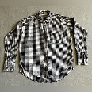 Abercrombie & Fitch Women’s Blouse Blue White Checkered Size XS